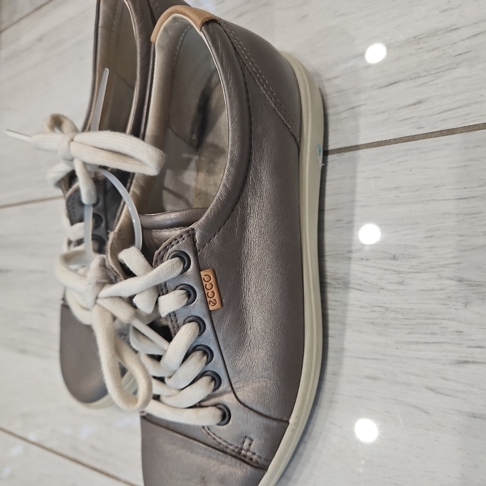 Ecco Gray Sneakers Comfortable Stylish Footwear